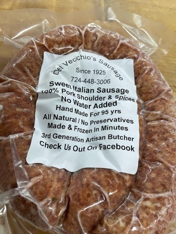 Del Vecchio's Sausage - Retail Sausage